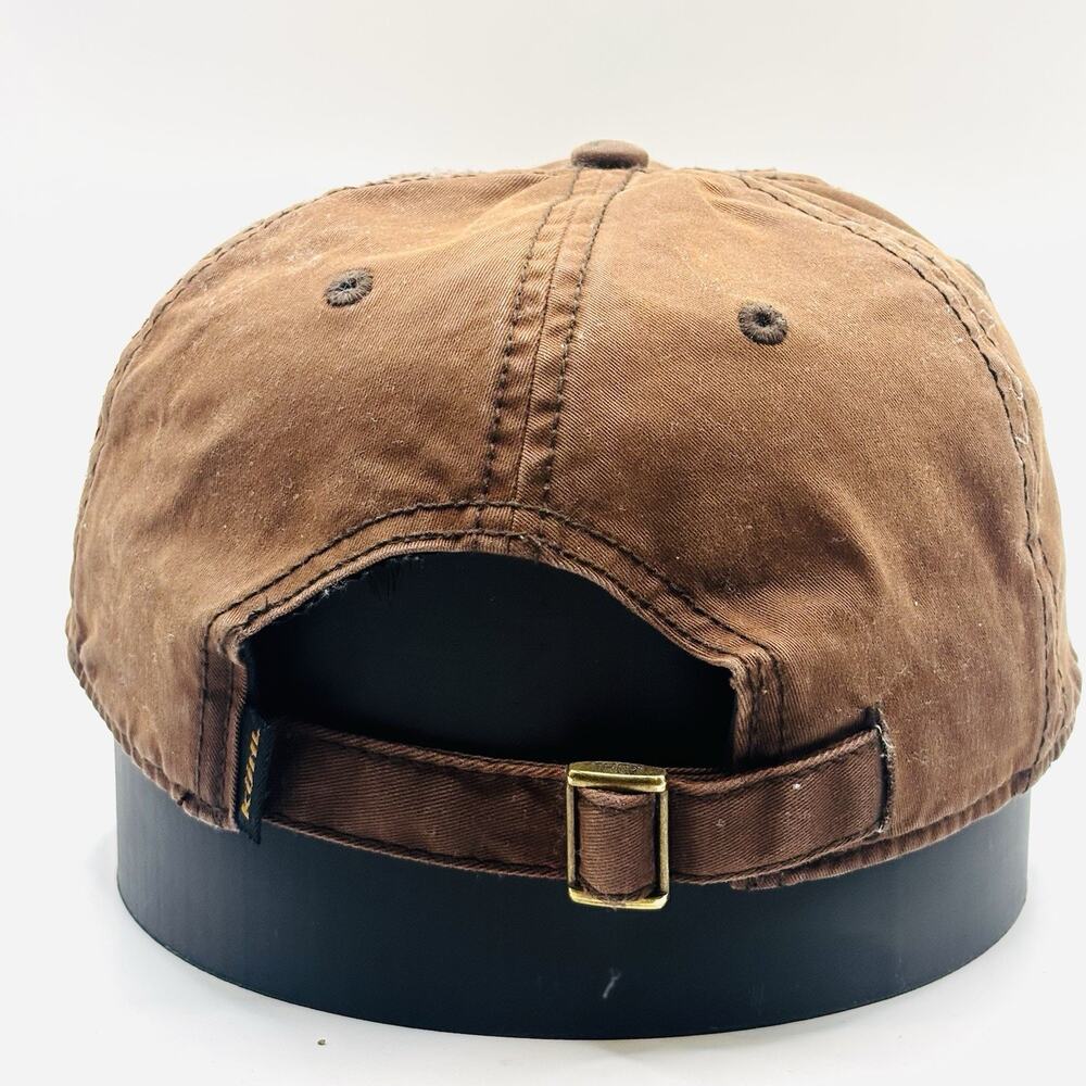 KÜHL The Outlaw Waxed Cotton Adjustable Baseball Cap Men's One Size Classic - Picture 2 of 5